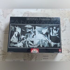🆕EDUCA 3000 Piece Panorama Puzzle Pablo Picasso Print Titled GUERNICA